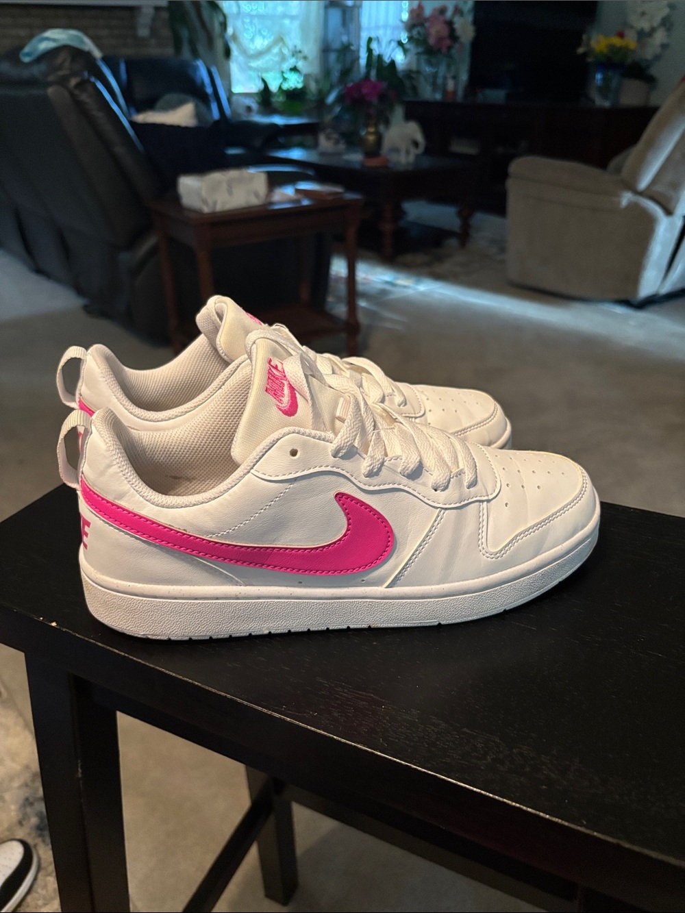 Nike Pink & White Sneakers